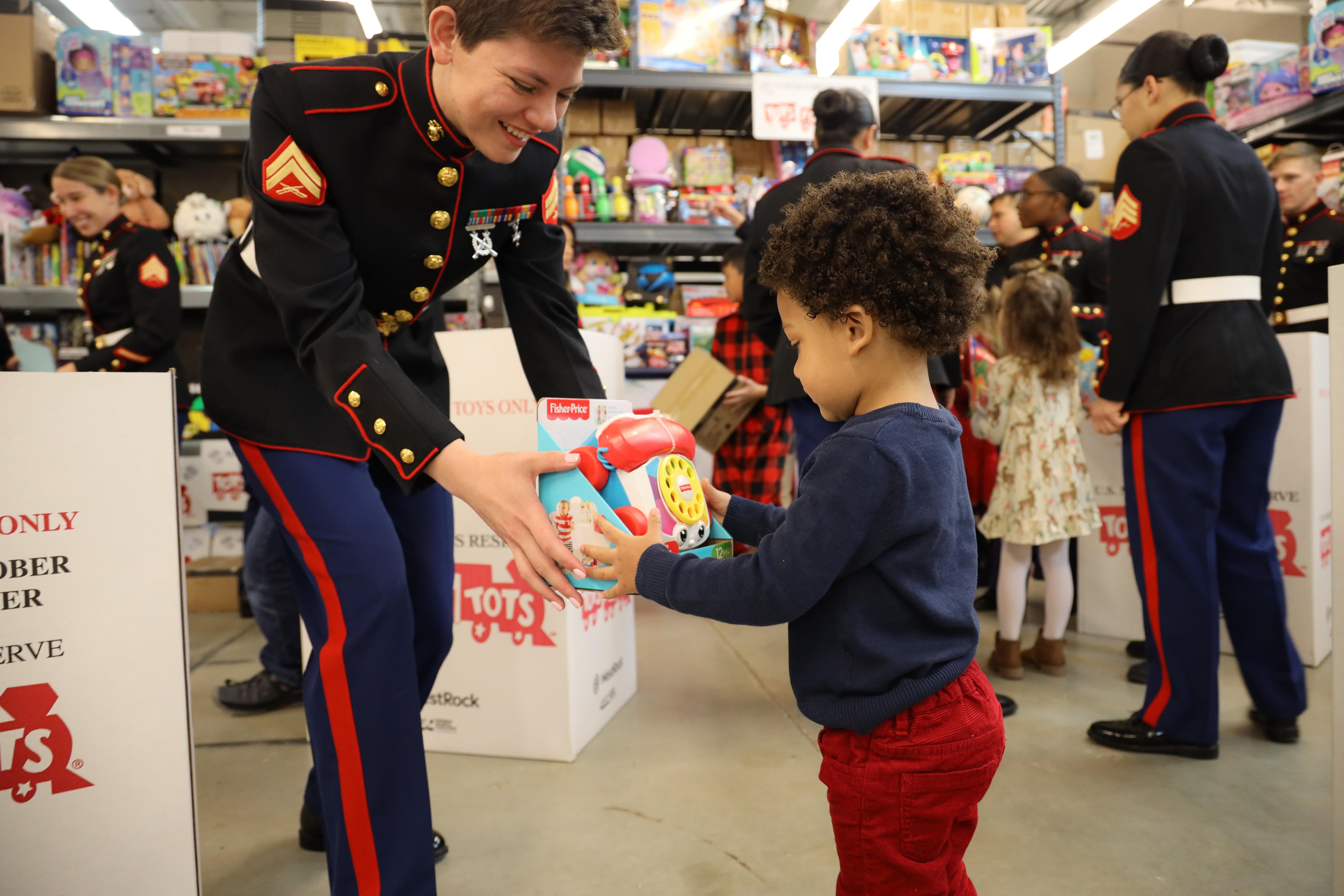 Donate to Marine Toys for Tots on Giving TOYSday!