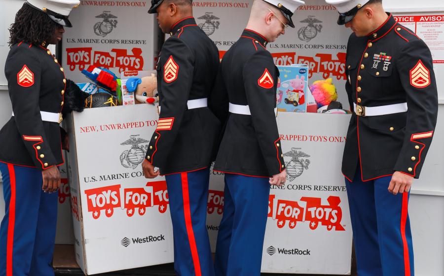 Marine Toys for Tots Embraces the New Year with New Resolve 