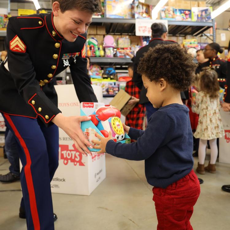 Donate to Marine Toys for Tots on Giving TOYSday!