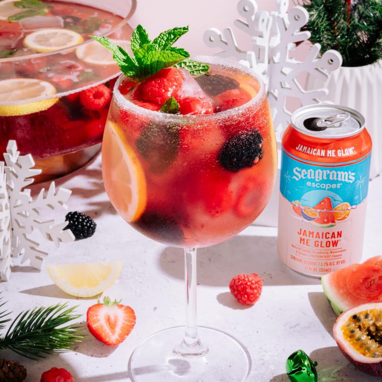 Make Your Holiday Bar Merry and Bright with Seagram’s Escapes