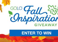 Enter GOLO Fall Inspirations Giveaway for a Chance to Win